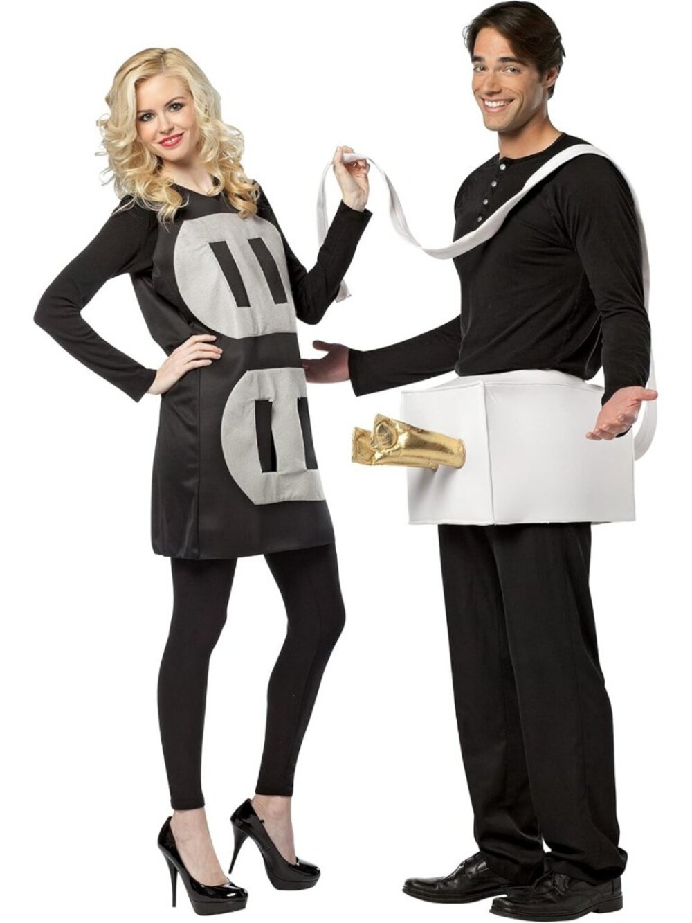 Lightweight Plug & Socket Couples Costume | Fun Halloween Outfit | Unique
